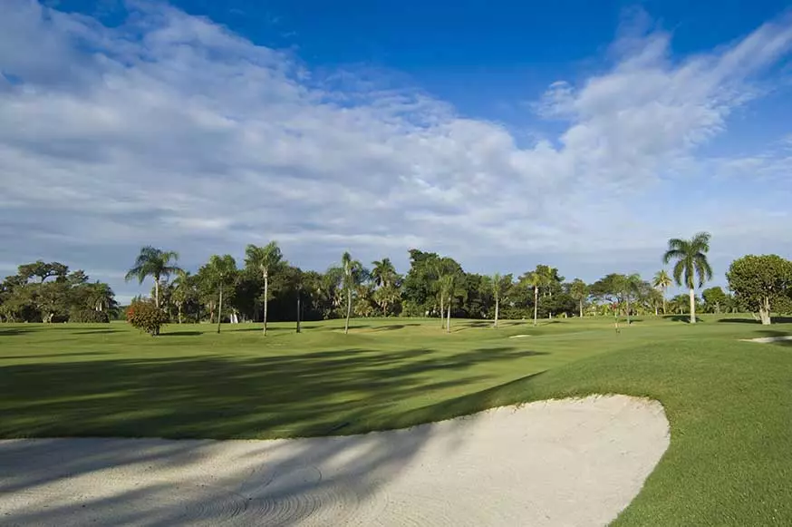 Southwest Florida Golf Course bunker and fairway