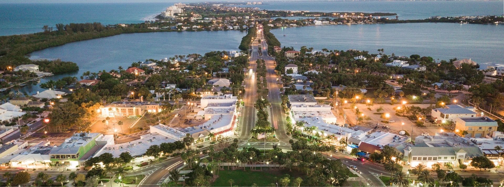 Aerial photo of Sarasota Florida
