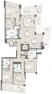 Perignon 8 Floor Plan at The Residences The St. Regis Longboat Key